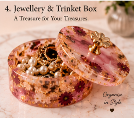 Premium Resin Trinket Box