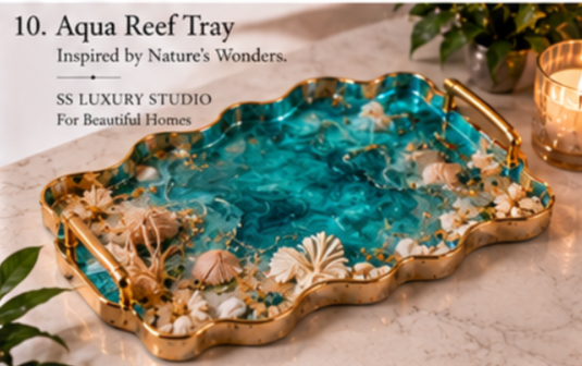 Aqua Reef Resin Tray