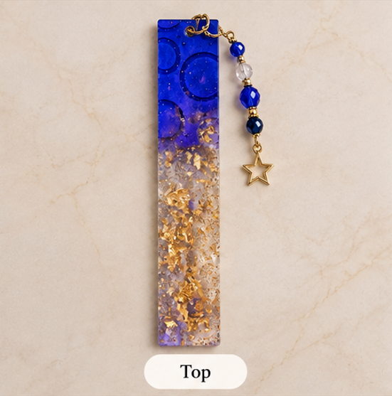 Celestial Night Resin Bookmark