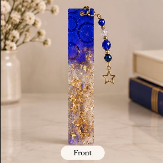 Celestial Night Resin Bookmark