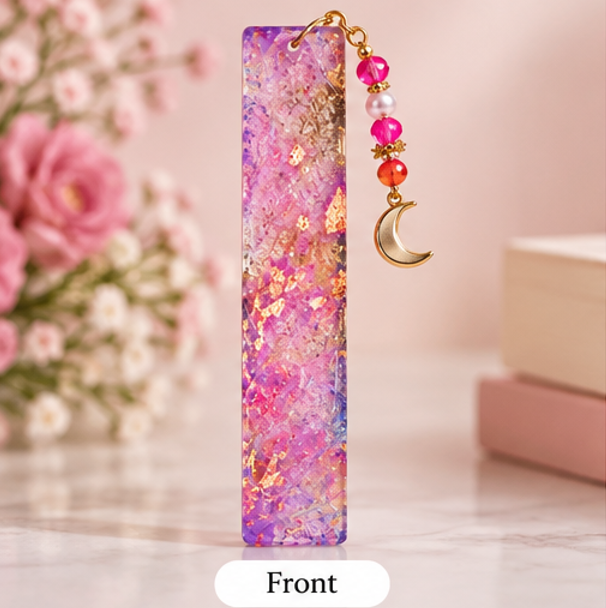 Starlight Dreams Resin Bookmark