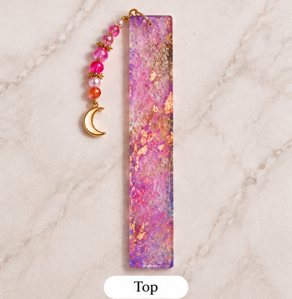 Starlight Dreams Resin Bookmark